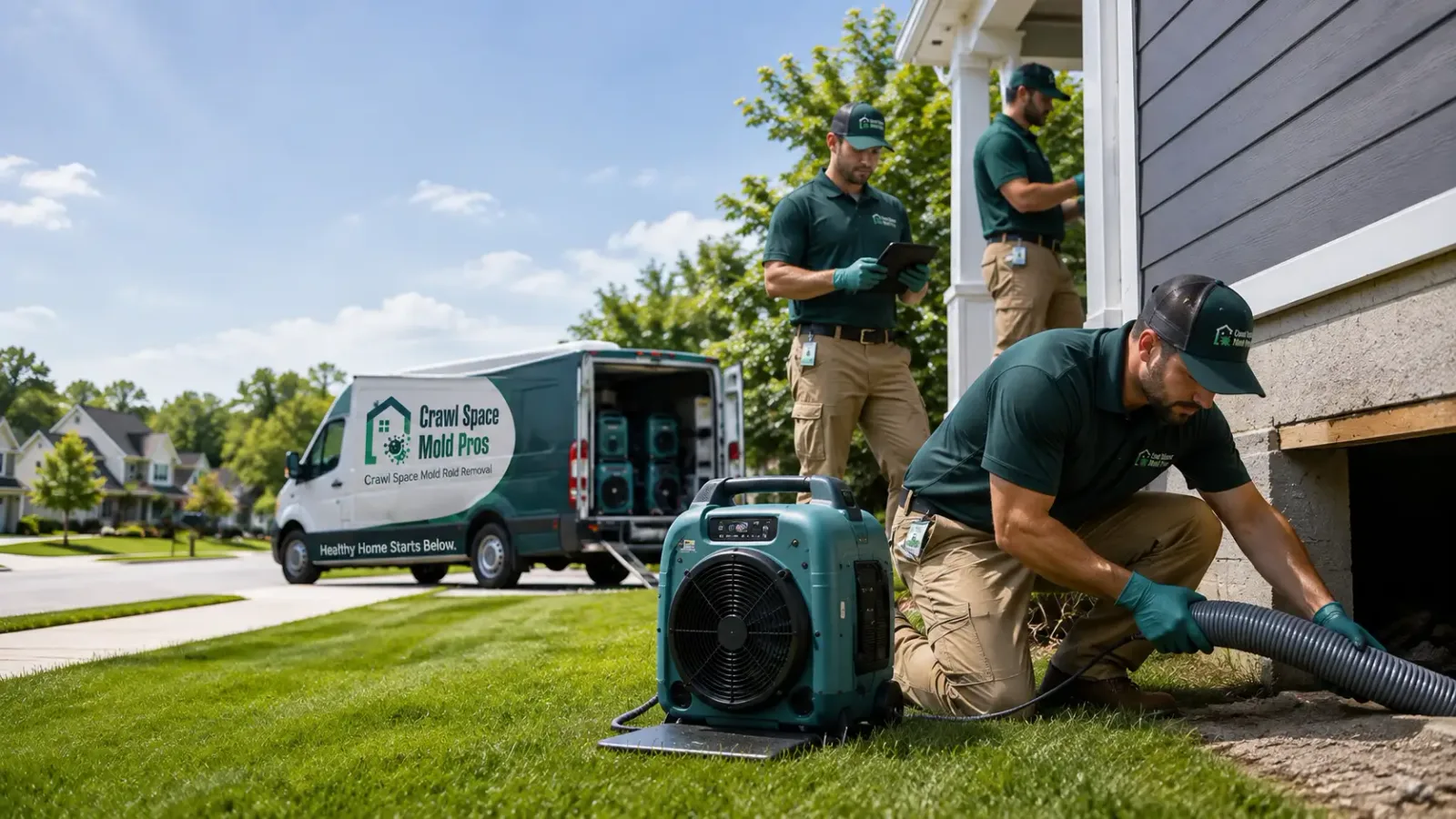 Crawl Space Mold Removal in Osborne, KS